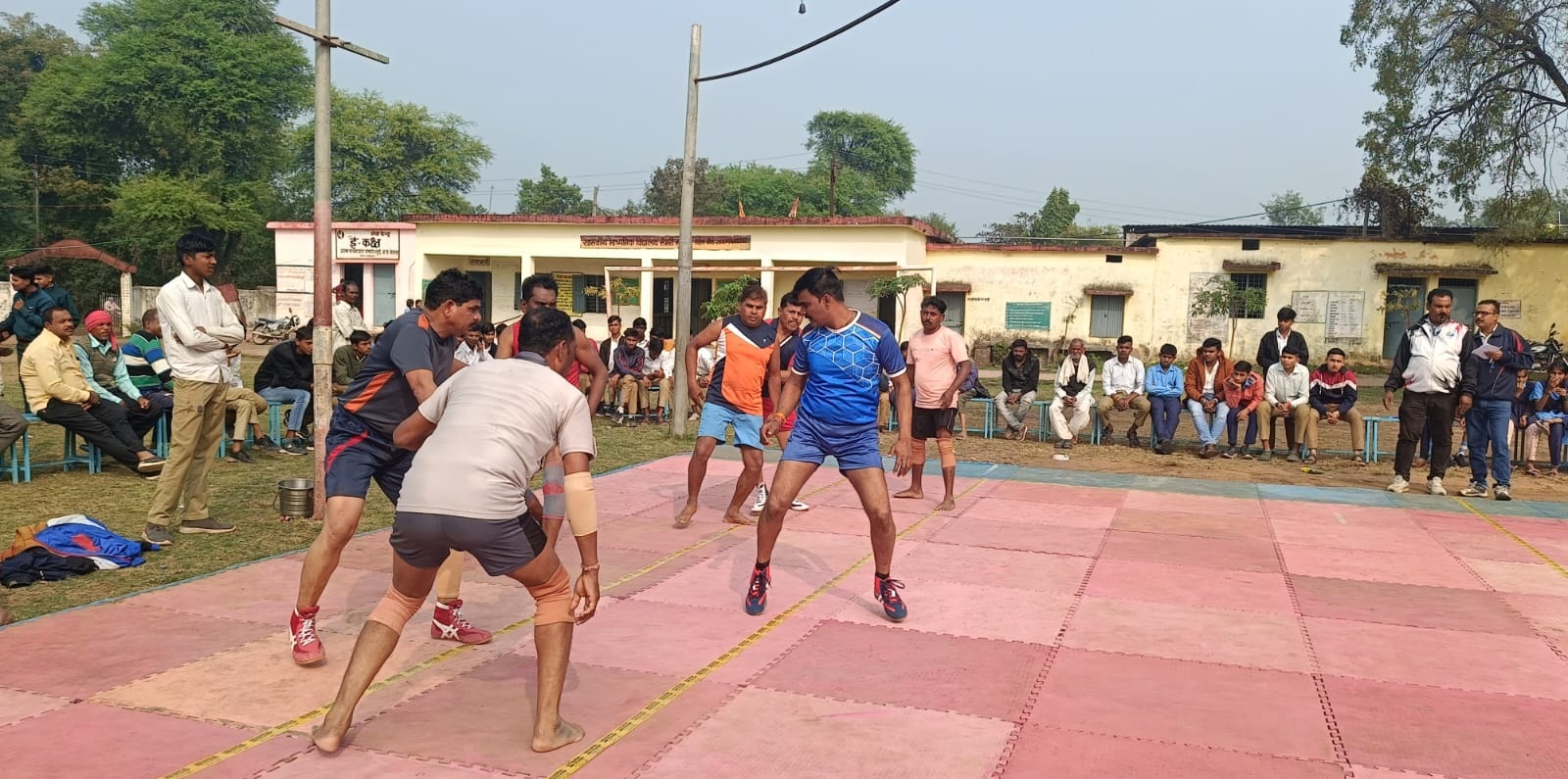 कबड्डी स्पर्धा में नर्मदापुरम जोन हुआ विजेता