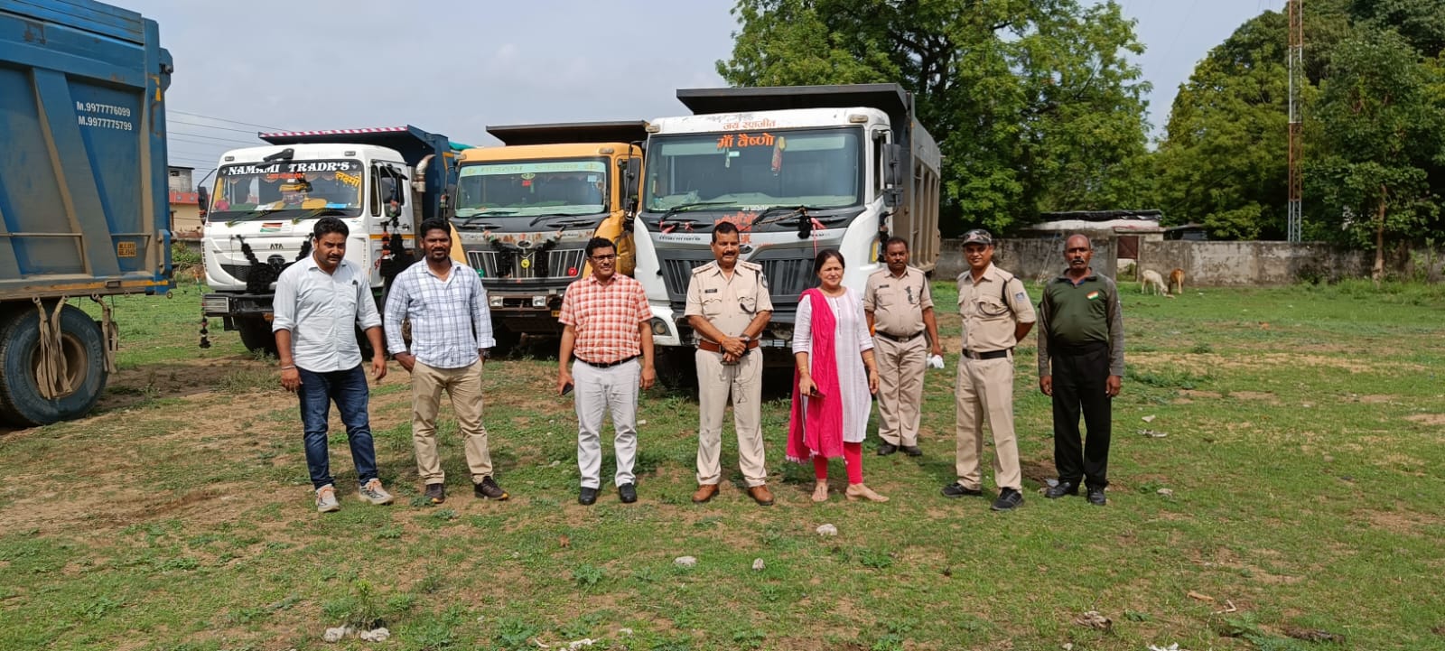 खनिज, राजस्व एवं पुलिस विभाग द्वारा संयुक्त रूप से सम्पूर्ण जिले में कार्यवाही जारी